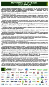 Leia mais sobre o artigo Movimento de entidades e Lideranças