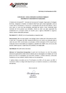 Leia mais sobre o artigo Sindiprom e Sindieventos Assinam Convenção Coletiva de Trabalho 2022/2023