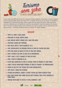 Leia mais sobre o artigo Ministério do Turismo divulga check list Turismo sem zika!