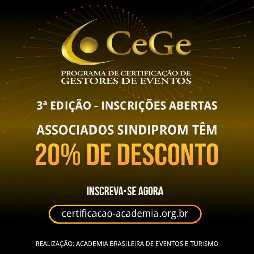 Seja CeGe: Eleve sua carreira em eventos
